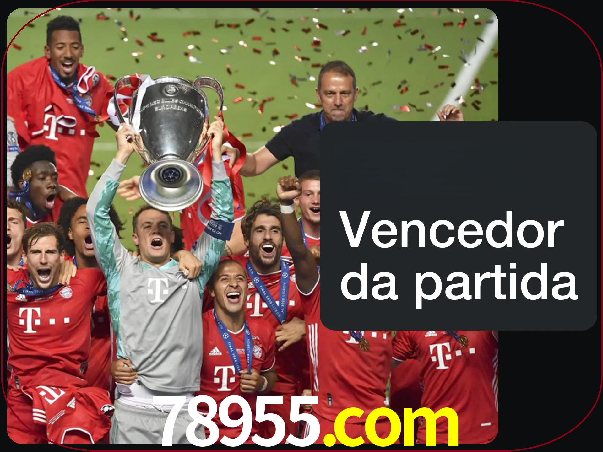Aposte no vencedor e ganhe uma grande quantia de dinheiro.