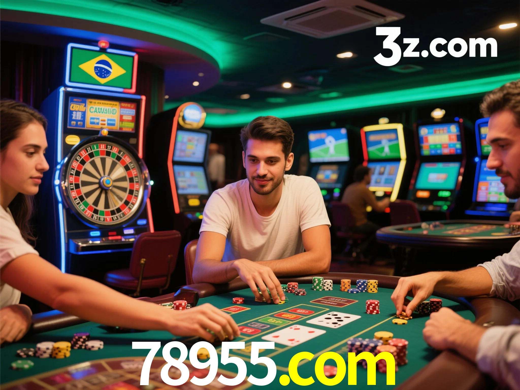 Depositar dinheiro para jogar jogos de cassino.