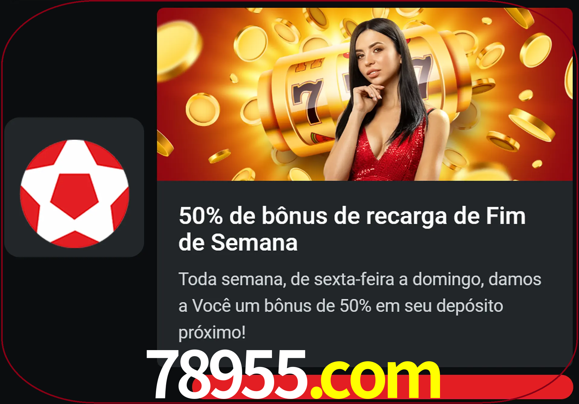 Volte a cada semana para receber novos bônus em dinheiro.